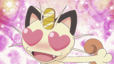 Smiley Face With Red Hearts In Its Eyes GIF