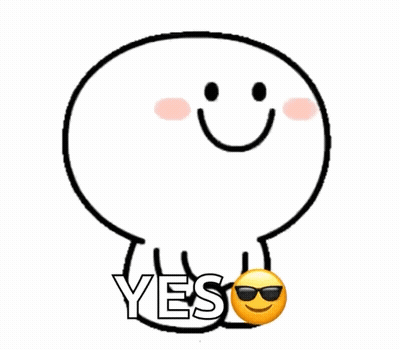 Smiley Face With Yes GIF