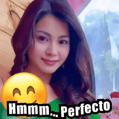 Smiley Face Woman Perfecto GIF