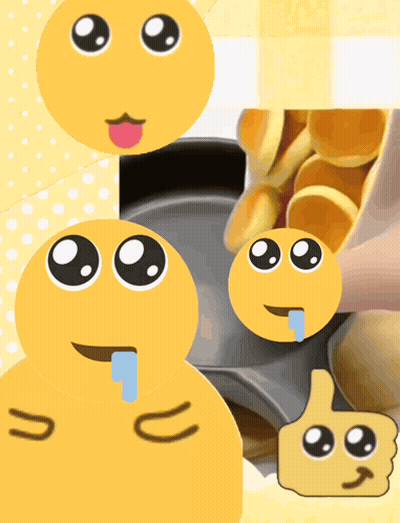 Smiley Faces Collage With Tongue Out GIF