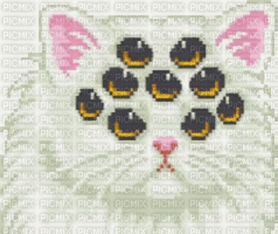 Smiley Faces Surrounded By Text GIF