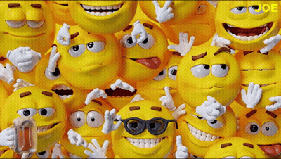 Smiley Faces With Word Joe GIF