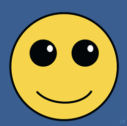Smiley Heart Eyes GIF