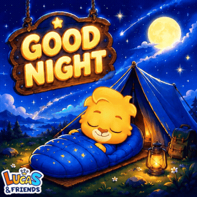 Smiley In Sleep Cap Saying Love You Good Night GIF