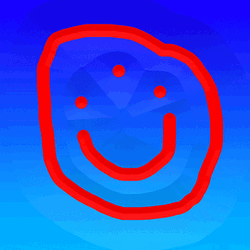 Smiley Paint Drawing GIF