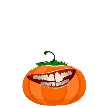 Smiley Pumpkin Sticker