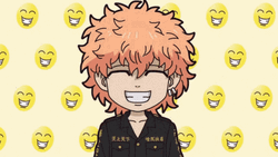 Smiley Punch Nahoya Kawata Chibi GIF