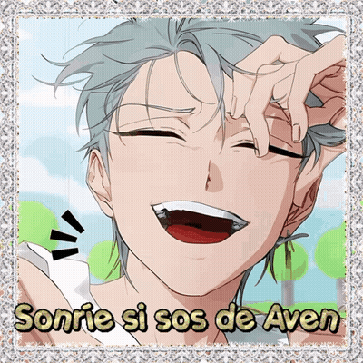Smiling Anime Character Sonrie Si Sos De Aven GIF