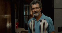 Smiling Antonio Banderas GIF