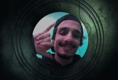 Smiling Bearded Man In Circle GIF