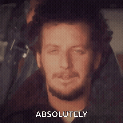 Smiling Bearded Man With Absolutely GIF