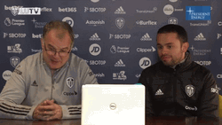 Smiling Bielsa Joking In Conference GIF