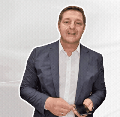 Smiling Boy With My Life Text GIF