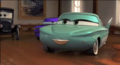 Smiling Car From Cars GIF