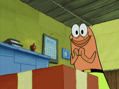 Smiling Cartoon Character In Front Of October 6 Calendar GIF