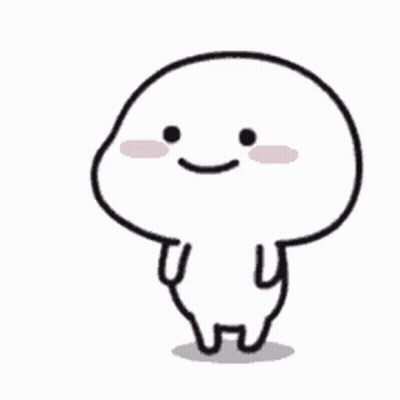 Smiling Cartoon Character Standing Looking At Camera GIF