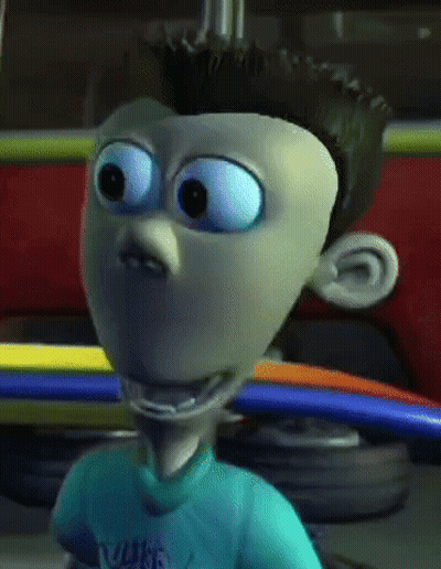 Smiling Cartoon Holding Hula Hoop GIF