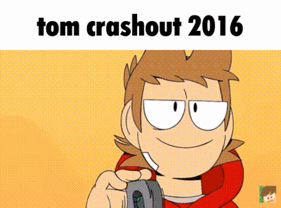 Smiling Cartoon Holding Mouse Tom Crashout 2016 GIF
