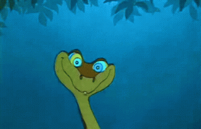 Smiling Cartoon Snake