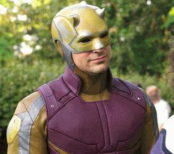 Smiling Daredevil GIF