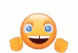 Smiling Emoji Big Hug GIF