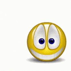 Smiling Emoji Handing Flores Bouquet GIF