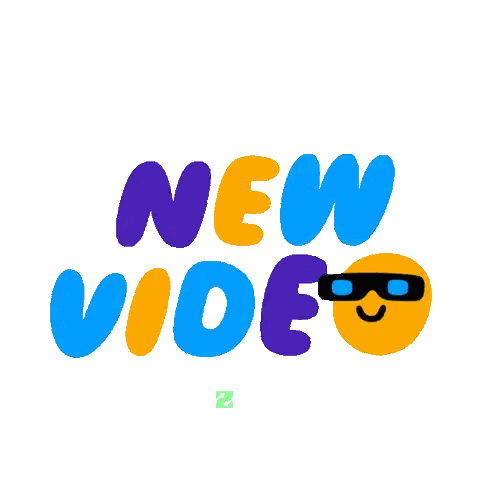 Smiling Face New Video Logo GIF