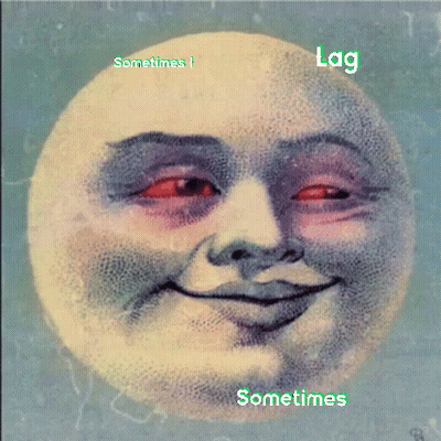 Smiling Face Painting Sometimes I Lag GIF