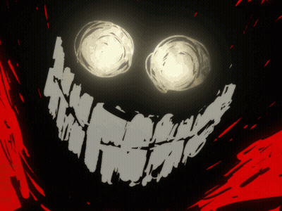 Smiling Face With Glowing Eyes And Teeth GIF