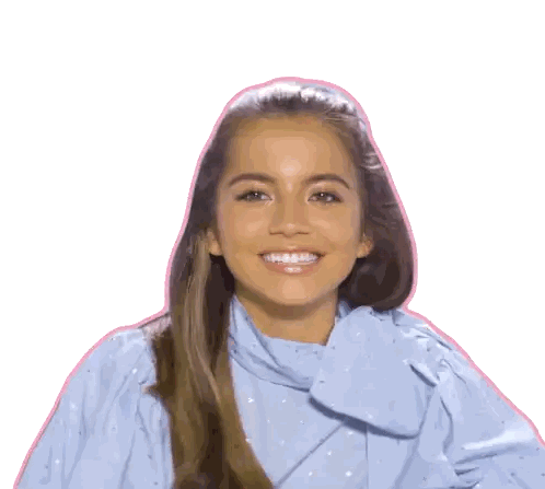 Smiling Girl With Braces Sticker