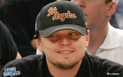 Smiling Man In Los Angeles Hat GIF
