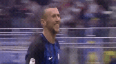 Smiling Man In Soccer Uniform GIF