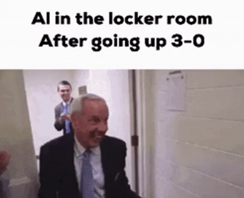 Smiling Man In Suit And Tie Dancing GIF