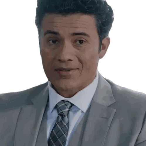 Smiling Man In Suit And Tie Sticker