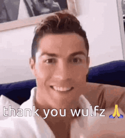 Smiling Man On Couch Thank You Wulfz GIF