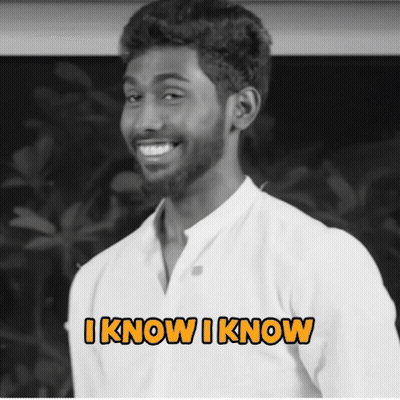 Smiling Man Saying I Know I Know GIF