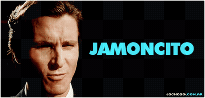 Smiling Man With Jamoncito Poster GIF