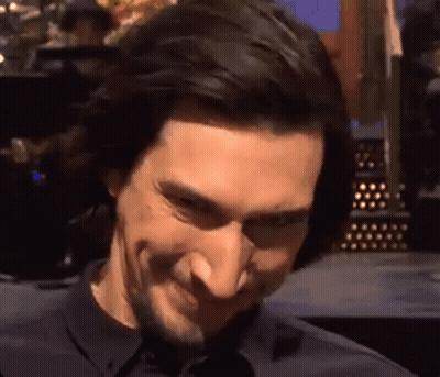 Smiling Man With Long Hair Beard Making Face GIF