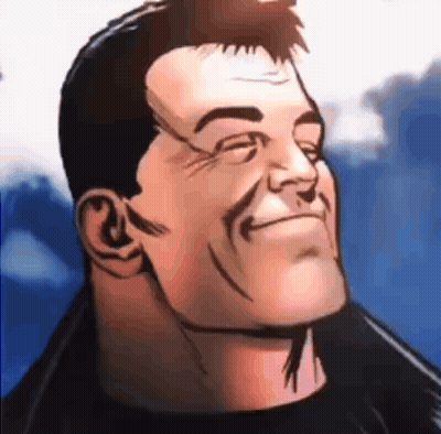 Smiling Man With Mustache And Beard GIF