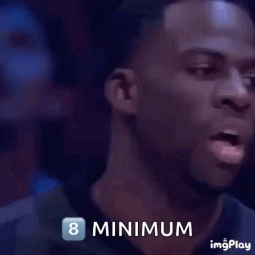 Smiling Man With Number 8 Face GIF