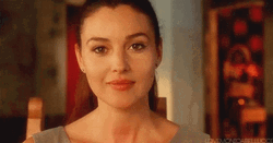 Smiling Monica Bellucci GIF