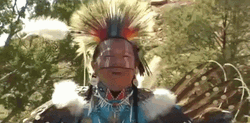 Smiling Native American GIF