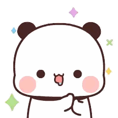 Smiling Panda Giving Thumbs Up Sticker