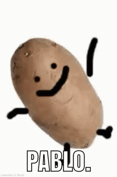 Smiling Potato Dancing GIF