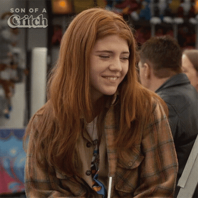 Smiling Redhead Asks Why Are You So Lame