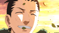 Smiling Shikamaru Nara Happy Talking Naruto GIF