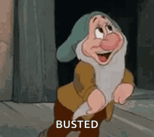 Smiling Snow White Dwarf GIF