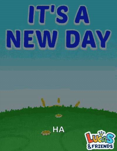 Smiling Sun Lucas And Friends Card GIF