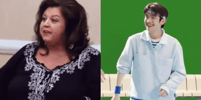 Smiling Woman And Man In Suit And Tie GIF