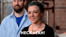 Smiling Woman Heck Yeah GIF